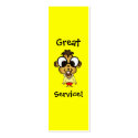 Restaurant Server Tip Card business cards