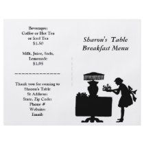 Restaurant Supplies, Breakfast Menu Customisable Flyer Design