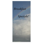 Restaurant Supplies, Breakfast Specials, Rainbow Full Color Rack Card