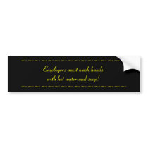 Restaurant Supplies Wash hands stickers Bistro