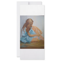 resting ballet dancer cinderella rack cards
