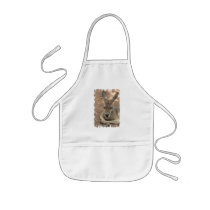 Resting Kangaroo Children's Smock Apron