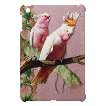 Resting Pink Cockatoos iPad Mini Cases