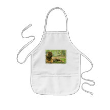 Resting Tiger  Children's Apron