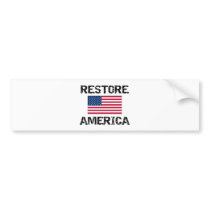 Restore America bumper stickers