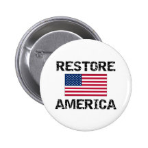 Restore America Button
