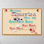 Restore America Poster-Yard Sign