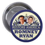 Restore America: Romney & Ryan Button