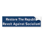 Restore Republic Bumper Sticker