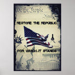 Restore The Republic Poster