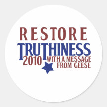 Restore Truthiness Sticker