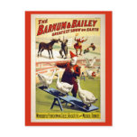 Restored, Barnum and Bailey, geese and donkey