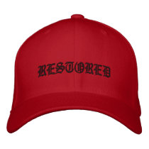 RESTORED EMBROIDERED HAT