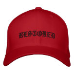RESTORED embroidered hats