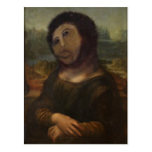 restored　Mona Lisa Post Card
