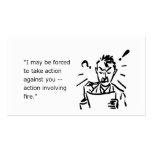 Restraining Order business cards
