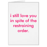 restraining order
