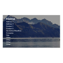 Resurrection Bay Scene Business Card