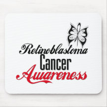 Retinoblastoma Awareness Butterfly Mouse Pads