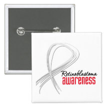 Retinoblastoma  Awareness Grunge Ribbon Pin