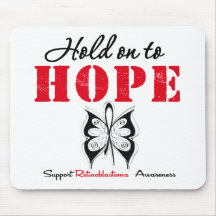 Retinoblastoma - Hold On to Hope Mouse Pads