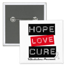 Retinoblastoma Hope Love Cure Pin
