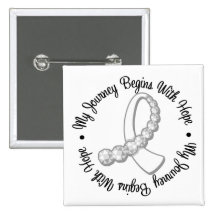 Retinoblastoma My Journey Begins With Hope Pinback Button