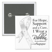 Retinoblastoma Support Hope Awareness Pin