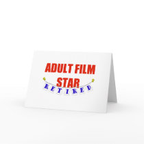 RETIRED ADULT FILM STAR GREETING CARDS