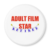 RETIRED ADULT FILM STAR MAGNET