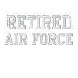 Retired Air Force embroidered shirts