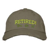 Retired Baseball Cap - Distressed