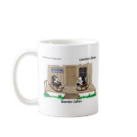 Retired Border Collies Funny Offbeat Cartoon Gifts Mugs