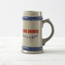 RETIRED CAB DRIVER MUGS