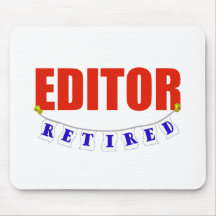 RETIRED EDITOR MOUSE PADS