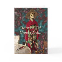 Retired Elf Card