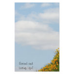 Retired Loving Life stationery Blue Sky Poppies
