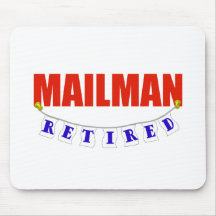 RETIRED MAILMAN MOUSE PADS