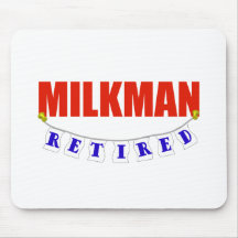 RETIRED MILKMAN MOUSE MAT