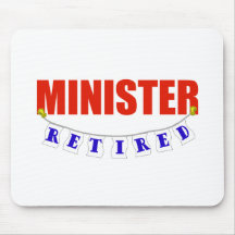 RETIRED MINISTER MOUSE MATS