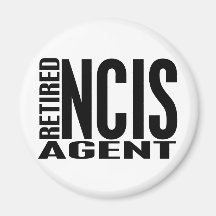 Retired NCIS Agent Refrigerator Magnet