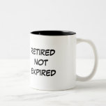 RETIRED NOT EXPIRED CUP MUGS