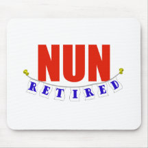 RETIRED NUN MOUSE MATS