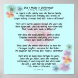 Retired Nurse Poem "Did I Make A Difference?" posters
