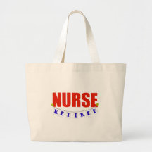 RETIRED NURSE TOTE BAGS
