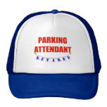RETIRED PARKING ATTENDANT HATS