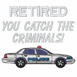 Retired Police Embroidered Shirt embroidered shirts