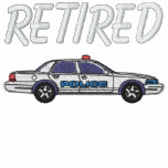 Retired Police Officer Embroidered Shirt embroidered shirts