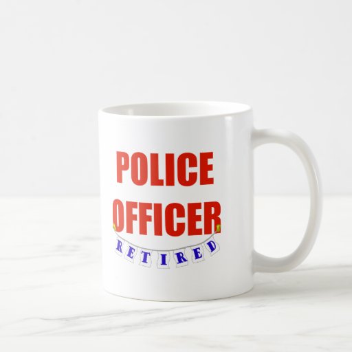 RETIRED POLICE OFFICER MUG