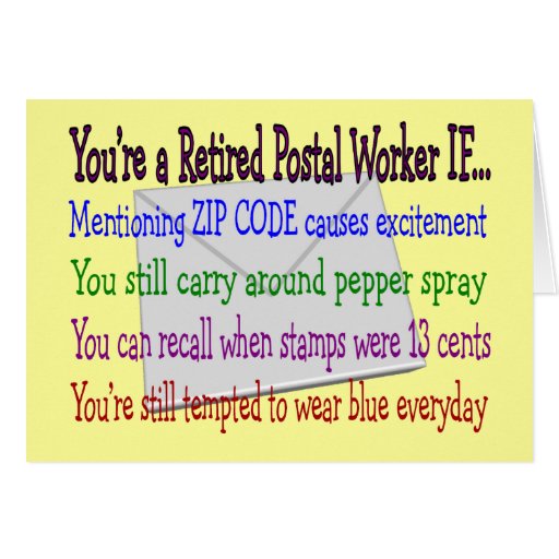 Post Office Retirement Cards, Photo Card Templates, Invitations & More